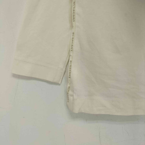 バーバリーロンドン BURBERRY LONDON ワンポイント刺繍 サイドロゴライン カットソー レディース JPN:2