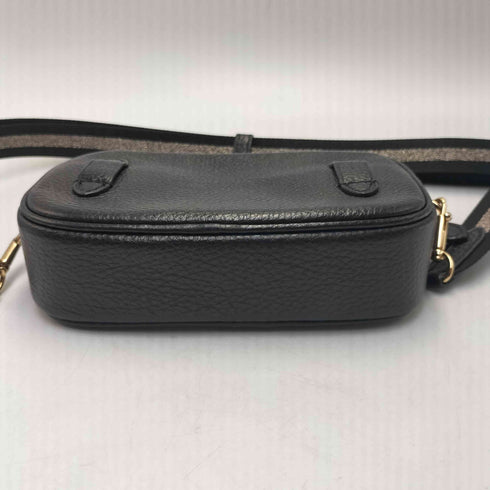 コーチ COACH エンボス 馬車ロゴ 2WAY ペブルド レザー ショルダーバッグ ウエストバッグ レディース