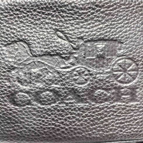 コーチ COACH エンボス 馬車ロゴ 2WAY ペブルド レザー ショルダーバッグ ウエストバッグ レディース