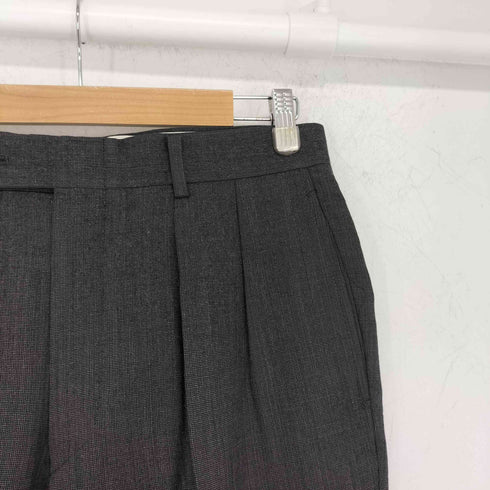 バーバリーロンドン BURBERRY LONDON カシミヤ混 2タック スラックスパンツ メンズ 82