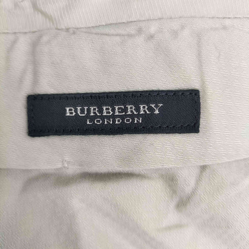 バーバリーロンドン BURBERRY LONDON カシミヤ混 2タック スラックスパンツ メンズ 82