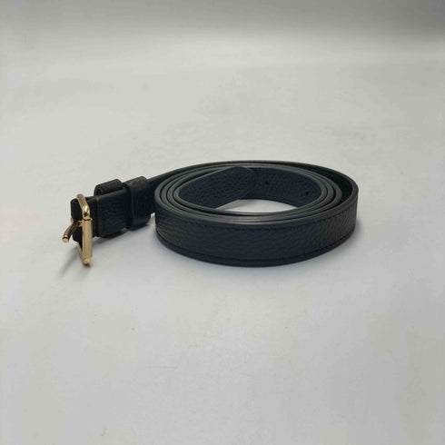 コーチ COACH ロゴ刻印 シボ革 レザー ベルト レディース