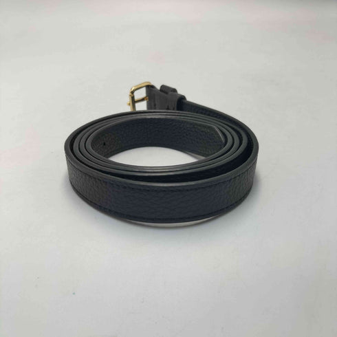 コーチ COACH ロゴ刻印 シボ革 レザー ベルト レディース