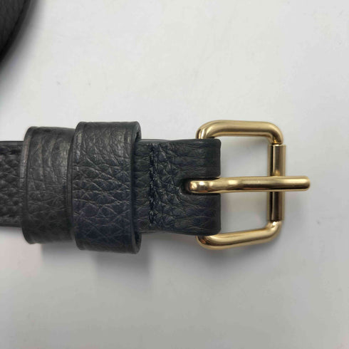 コーチ COACH ロゴ刻印 シボ革 レザー ベルト レディース