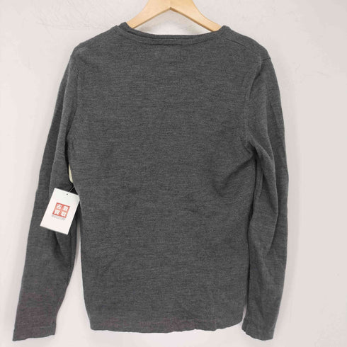 ローラアシュレイ LAURA ASHLEY 純メリノウール シェルボタン プレーンカーディガン S/Sニット アンサンブル レディース import:L