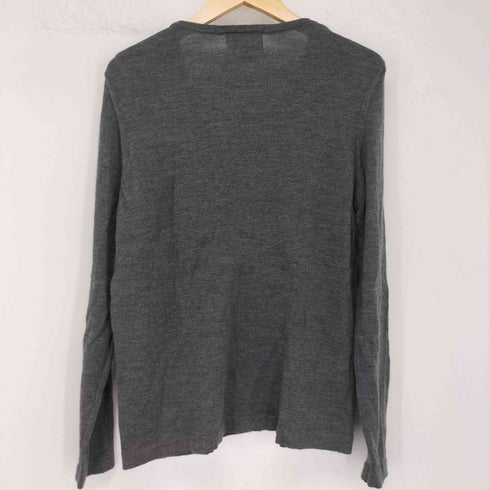 ローラアシュレイ LAURA ASHLEY 純メリノウール シェルボタン プレーンカーディガン S/Sニット アンサンブル レディース import:L