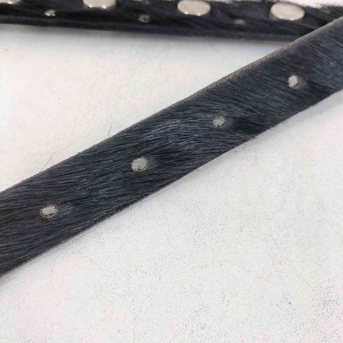 イタリア製 ハラコスタッズ レザーベルト メンズ