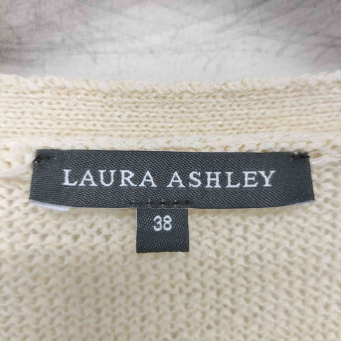 ローラアシュレイ LAURA ASHLEY ボタンレス L/S カーディガン レディース 38