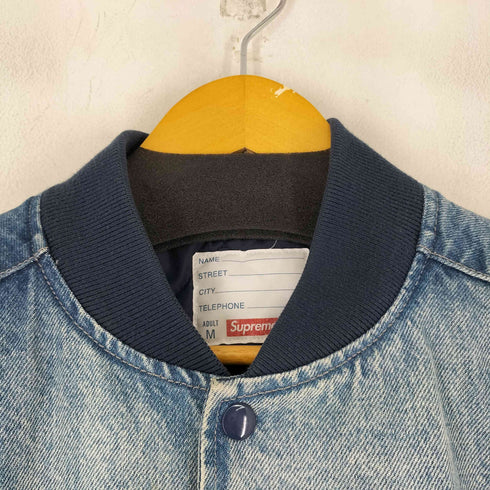 シュプリーム Supreme 23SS Washed Knockout Denim Varsity Jacket メンズ JPN:M