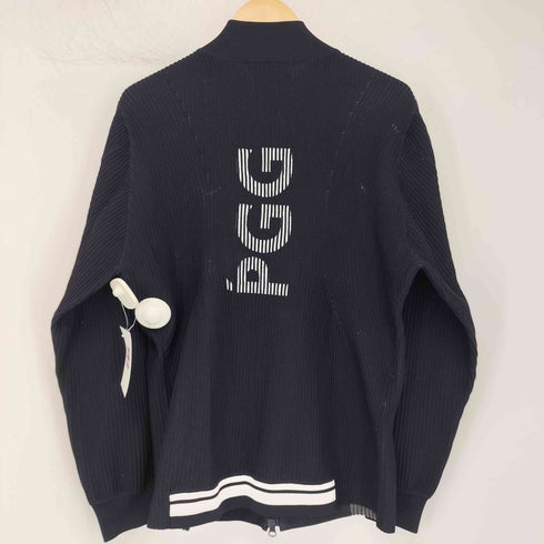 ピージージー PGG ポリエステルヤーン フルジップジャケット メンズ