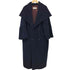 MARELLADUE ビッグカラー ウールコート レディース US:8