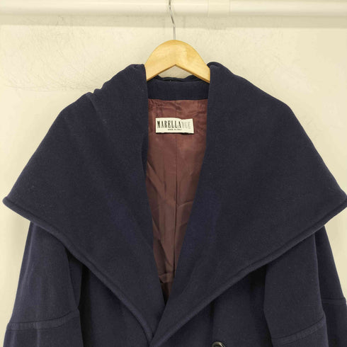 MARELLADUE ビッグカラー ウールコート レディース US:8