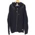 ディーゼル DIESEL レザーパッチ ジップアップパーカー メンズ import:L