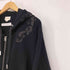ディーゼル DIESEL レザーパッチ ジップアップパーカー メンズ import:L