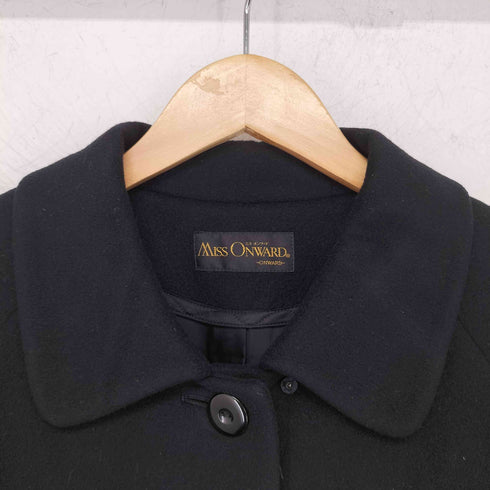 ミスオンワード MISS ONWARD カシミヤ100 ステンカラー ロングコート レディース