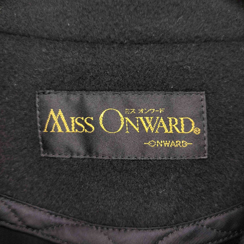 ミスオンワード MISS ONWARD カシミヤ100 ステンカラー ロングコート レディース