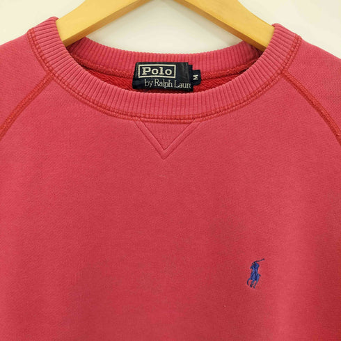 ポロバイラルフローレン Polo by RALPH LAUREN ポニー刺繍 前Vガゼット ラグランスリーブ スウェット メンズ import:M