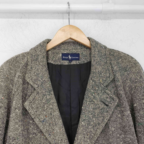 ラルフローレン RALPH LAUREN 90s ネップ ウールチェスターコート メンズ 11