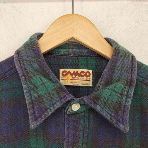 カムコ CAMCO ブラックウォッチ コットンネルシャツ メンズ