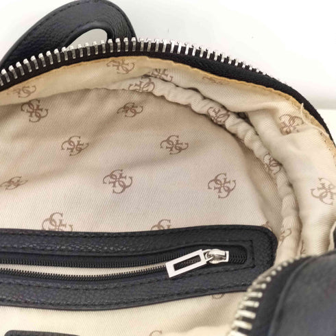 ゲス GUESS ロゴプリント レザーバックパック メンズ