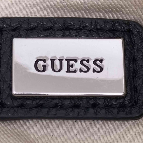 ゲス GUESS ロゴプリント レザーバックパック メンズ