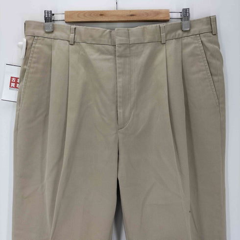 ランズエンド LANDS END ダブル チノパンツ タック メンズ 94