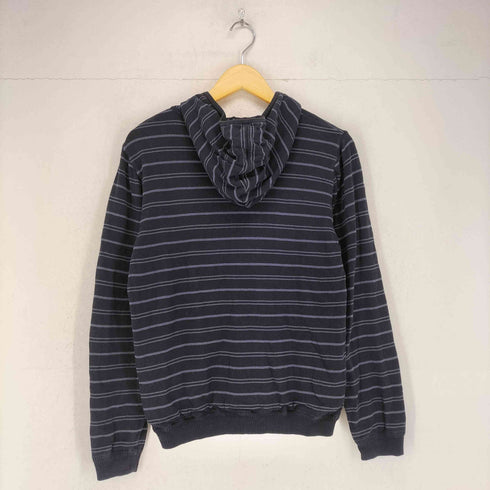 マックスマーラウィークエンド MAX MARA WEEKEND ボーダー柄ニットジップパーカー レディース XL