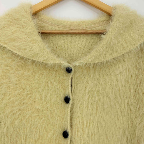 imakokoni セーラーカラー ライン シャギーニット カーディガン レディース JPN:M