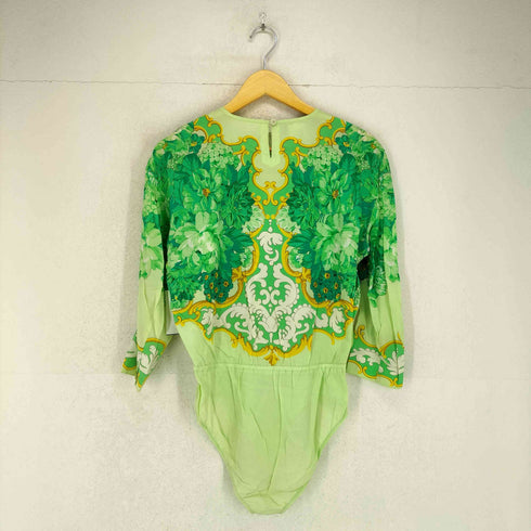 エスカーダ ESCADA 総柄シルクボディスーツ レディース 36