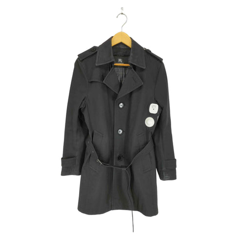 バーバリーブラックレーベル BURBERRY BLACK LABEL 裏地チェックトレンチコート メンズ S