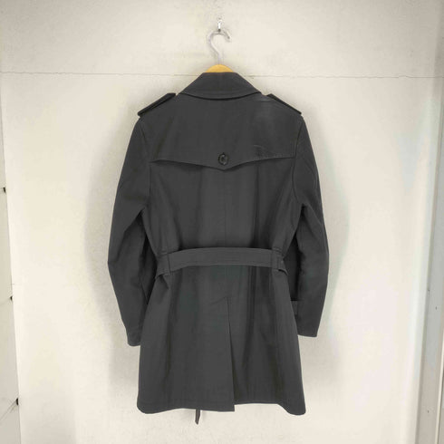 バーバリーブラックレーベル BURBERRY BLACK LABEL 裏地チェックトレンチコート メンズ S