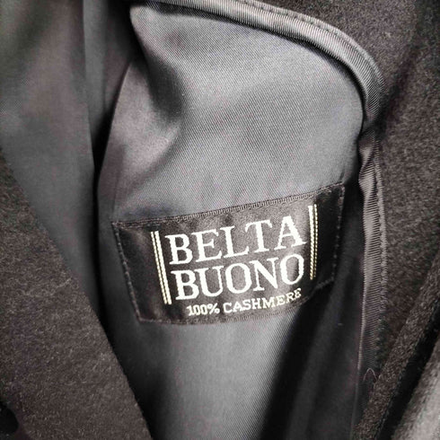 ベルタボーノ BELTA BUONO カシミヤ100% 比翼ステンカラーコート メンズ JPN:M