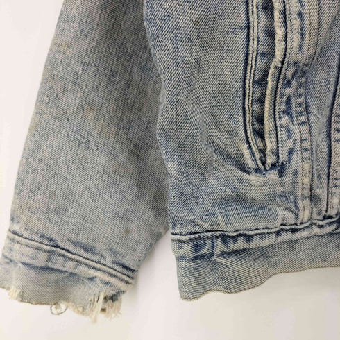 リーバイス Levis 90s USA製 ボタン裏527 70417 0819 裏地ネルシャツ デニム トラッカージャケット メンズ