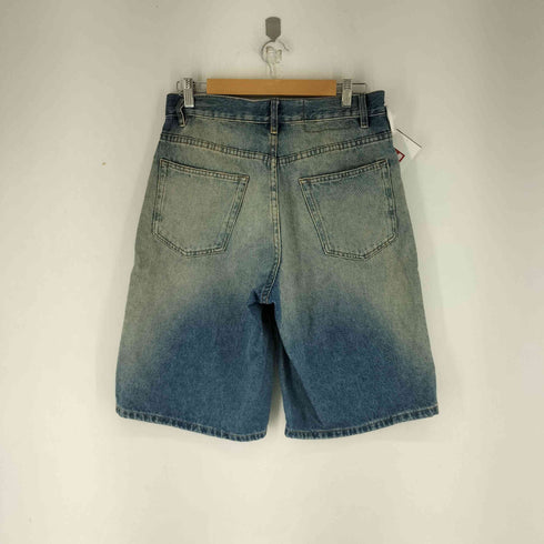 ザラ ZARA バギー フィット USED加工 デニム ショート パンツ メンズ FR:38-40