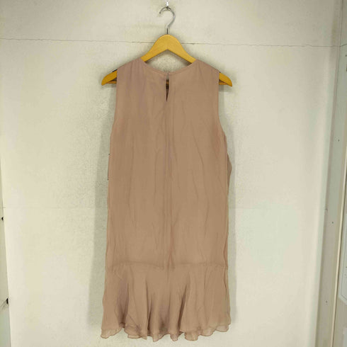 マックスマーラステュディオ MAX MARA STUDIO フロントフリルノースリーブワンピース レディース