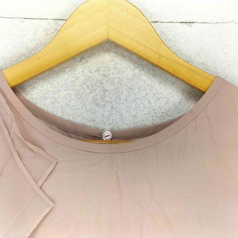 マックスマーラステュディオ MAX MARA STUDIO フロントフリルノースリーブワンピース レディース