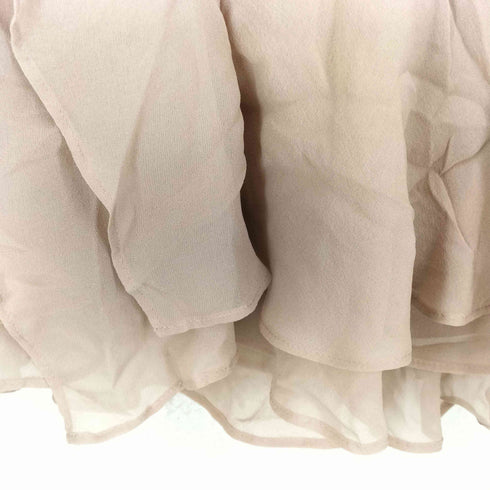 マックスマーラステュディオ MAX MARA STUDIO フロントフリルノースリーブワンピース レディース