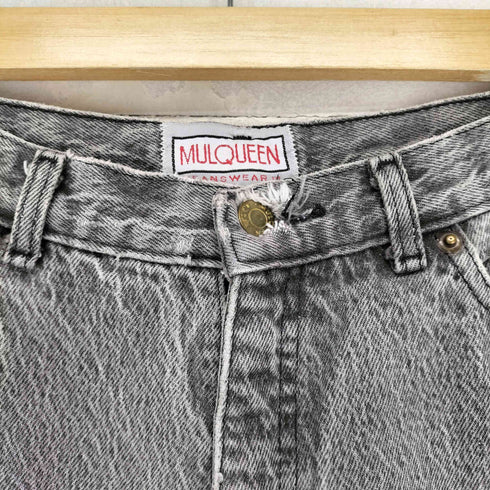 Mulqueen Jeanswear SCOVILLジップ ケミカルウォッシュデニムパンツ レディース 10