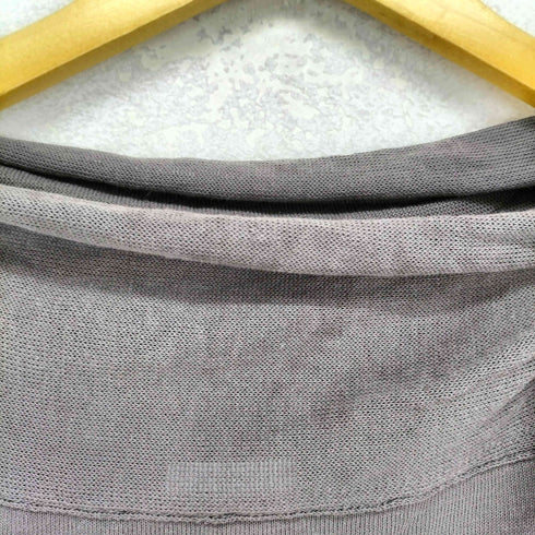 マックスマーラ MAX MARA 銀タグ リボンシャーリング ノースリーブニット レディース M