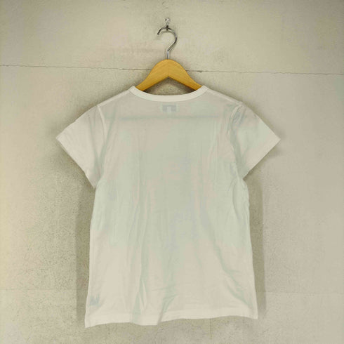 アニエスベー agnes b. フロントロゴプリントクルーネックTシャツ レディース 2