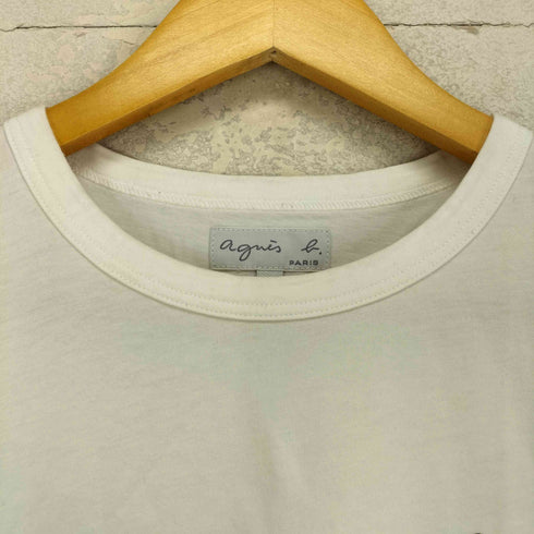 アニエスベー agnes b. フロントロゴプリントクルーネックTシャツ レディース 2