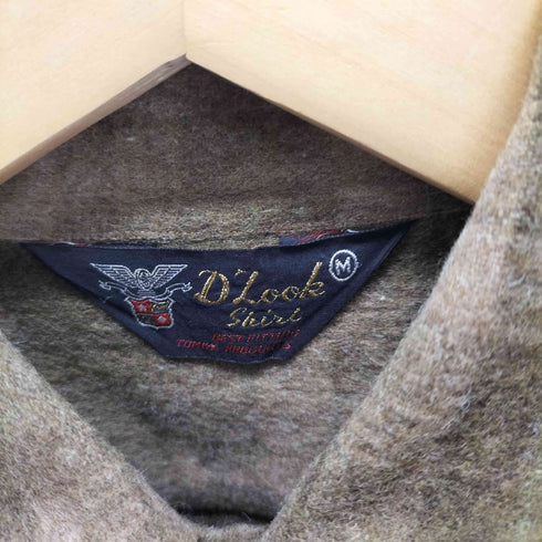 D’LOOK SHIRT オープンカラーウールシャツ メンズ JPN:M