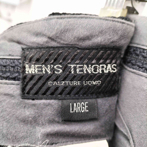 メンズティノラス MENS TENORAS ウール レーヨン プリーツ 2タック ワイド スラックス メンズ JPN:L