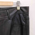 ザラ ZARA SYNTHETIC LEATHER PANTS フェイクレザー スプリットヘムパンツ メンズ 40