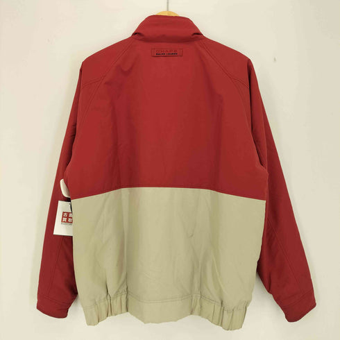 チャップスラルフローレン CHAPS RALPH LAUREN 00s ロゴ刺繍 比翼ジップ ツートン 中綿ブルゾン メンズ import:L