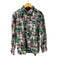 ランズエンド LANDS END パッチワーク レギュラーカラーシャツ メンズ JPN:XL