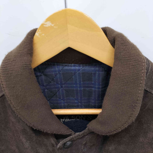 MILSON’S LEATHER DEPARTMENT スウェードフライトジャケット メンズ