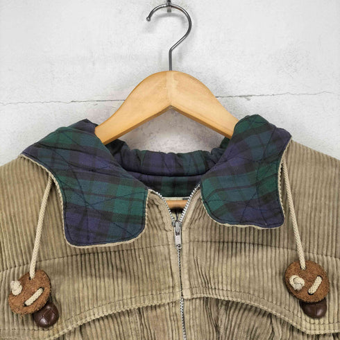 コーデュロイ胡桃ボタンマウンテンジャケット メンズ