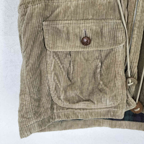 コーデュロイ胡桃ボタンマウンテンジャケット メンズ