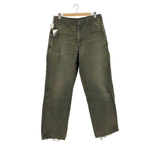 カーハート Carhartt 革パッチ ダック地ペインターパンツ メンズ